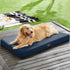 BFPETHOME Outdoor Dog Bed for Large Dogs, Orthopedic Bed with Removable Washable Cover, Navy, 30x20in