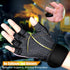 ihuan Breathable Weight Lifting Workout Gym Gloves: Fingerless Exercise Wrist Support | Enhance Palm Protection | Extra