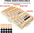 HELLO PAPAYA Fast Sling Puck Game - Test Your Speed and Accuracy with This Fast-Paced Wooden Air Hockey Desktop Battle