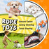 Zeaxuie 9 Pack Puppy Chew Toys, Squeaky Dog Toys, Treat Ball and Rope for Small Dogs