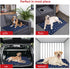 Soft Dog Crate Mat (36" X 23"), Personalized Dog Bed Mat with Cute Prints, Anti-Slip Bottom, Machine Washable Kennel Pad