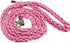 Extra Soft Martingale Dog Collar and Leash Set 2" Wide for Greyhound Saluki Whippet and Similar Breeds (M 11”-14”)