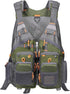 Gonex Fly Fishing Vest for Men Women, Adjustable Comfortable Fishing Vest with Multi-Pockets Reflective Stripes