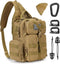 G4Free Tactical EDC Sling Bag Backpack with Pistol Holster for Concealed Carry