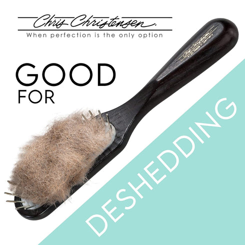 Chris Christensen Dog Brush - 20 mm Ice Slip Dematting Brush for Removing Tough Mats and Tangles