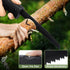 Freelander 13" Camping Axe Multifunctional Survival Hatchet with Whistle, Folding Saw, ABS Sheath for Outdoor Hiking