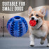 Fillable Treat Ball for Dogs, 1.5" Puppy Puzzle Balls for Teething Dogs - 6 Pack for Small Breeds