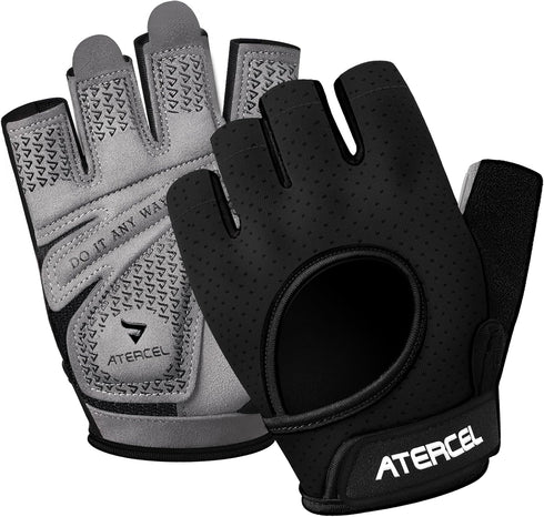 ATERCEL Weight Lifting Gloves Full Palm Protection, Workout Gloves for Gym, Cycling,