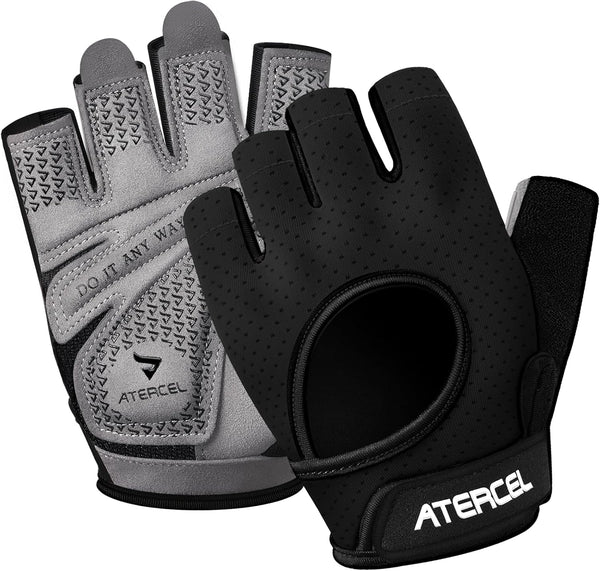 ATERCEL Weight Lifting Gloves Full Palm Protection, Workout Gloves for Gym, Cycling,