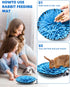 OVMKOV 9.44" 9.44" Chinchillas Rabbit Foraging Mat, Interactive Feed Game for Boredom, Small Pet Puzzle Toy, x Polar