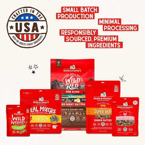 2.75oz Stella & Chewy's Freeze-Dried Raw Chicken Breast Dog Treats - Single Ingredient, No Additives - Premium Training