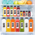 10pcs 33oz Fhxtcygj Plastic Bottles with Caps, Juice Container with Lids, Empty Plastic Juice Bottles Reusable Clear