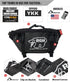 Rough Enough Tactical Fanny Pack for Men - Large Crossbody Waist Bag for Hunting, Camping, Hiking in Waxed Canvas