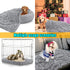 Pet Dog Bed Blankets, Fluffy Fleece Throw Blankets, Soft Puppy Blankets for Cats, S M L XL, Washable & Lightweight