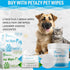 Unscented Dog Ear Wipes | Natural Cleaning Puppy Ear Wipes for Dogs | Remove Dirt Wax Itch Odor | 125 XL Pcs