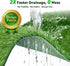 2X Artificial Grass Pad for Dogs Potty: Fake Grass for Dogs Puppy Potty Training to Pee and Poop on Balcony, Backyard