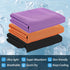 4-Pack Menjo Outdoors Cooling Towels for Neck & Face. Quick-Dry Workout Towels, Sweat-Wicking for Yoga, Gym, Running