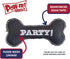 Huxley & Kent Roscos Dog Toy, Small Power Plush with Squeaker, Funny Cute Dog Toy, H&K Squeaky Dog Toy