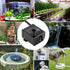 hygger Ultra Quiet 53GPH (200L/H, 3W) Submersible Mini Water Pump Comes with 2 Nozzles, for Aquariums, Fish Tank, Fountain, Hydroponics, Max Lift Height 1.7ft ,120V/60HZ, Power Cord 6ft by hygger