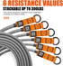 Resistance Bands - Heavy Exercise Bands with Handles for Working Out, Muscle Training, Strength, Home Gym Equipment