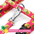 azuza Cat Harness and Leash Set - Escape Proof Adjustable Vest for Walking, Pineapple Design for Small to Large Cats