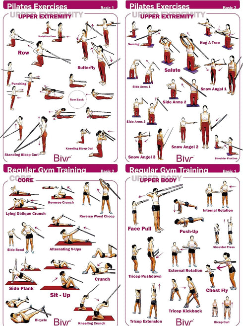 Portable Pilates Home Kit with Loop Straps, Resistance Bands, Door Anchors, and Carabiners for Home Workouts