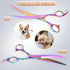 7.0in Set, 6 1 Titanium Professional Pet Grooming Scissors GEMEK in Straight & Thinning & Upwards Curved & Downwards