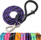 Rope Dog Leash, Heavy Duty Nylon Pet Lead with Carabiner for Large and Medium Dogs, Available in Various Lengths (4FT,