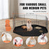 VEVOR Foldable Metal Dog Exercise Pen, Pet Playpen Fence for Small & Medium Dogs, 24" H 8 Panels