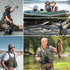 Gonex Fly Fishing Vest for Men Women, Adjustable Comfortable Fishing Vest with Multi-Pockets Reflective Stripes