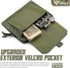 WYNEX Tactical Folding Admin Pouch, Molle Tool Bag with U.S Patch, Utility Organizer