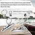 Quick Release Fender Hanger, 316 Stainless Steel for Marine Use, Pack of 2, Boat Top Hinges & Swivel Side Mount Hinge