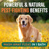 20oz TropiClean Max Strength Flea and Tick Shampoo Treatment for Dogs, Powerful & Natural Defense, Prevention for Large