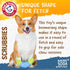 Arm & Hammer for Pets Boomerang Chew Toy, Durable Baking Soda Infused Teething Toy for Adult Dogs, Interactive