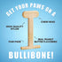 Bullibone XL Nylon Dog Chew Toy - 3 Pack Peanut Butter Flavor, Improves Dental Hygiene, Easy Grip