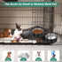 2 Pack No Spill Dog Crate Water Bowls, Hanging Stainless Steel Bowls for Pet Cage Accessories