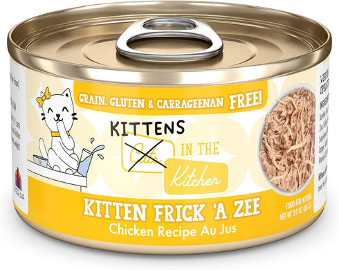 Weruva Cats in The Kitchen Kitten, Kitten Frick 'A Zee, 3oz Can, Pack of 12