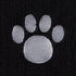 Bone Dry Absorbent Microfiber Pet Grooming Towel Collection, X-Large 41x23.5", Embroidered Black