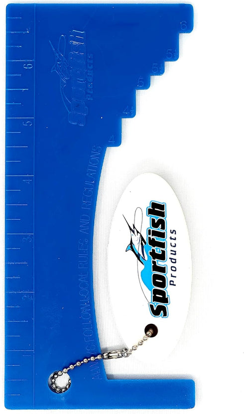 Sportfish Products Multi-Size Crab Measuring Tool with Ruler and Float