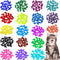 VICTHY 120pcs Cat Nail Caps - Cat Nail Covers with Adhesives and Applicators (Medium)