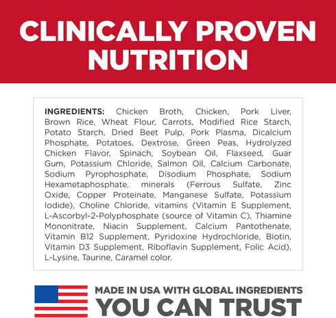 Hill's Science Diet Puppy, Small & Mini Breeds Premium Nutrition, Wet Dog Food, Chicken & Vegetables Stew, 3.5 oz Tray