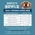16 Oz Barkleys Bowls, Freeze-Dried Raw Beef Dog Food, Fresh Whole Food Ingredients with Farm-Raised Beef, Grain Free
