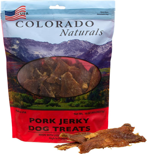 Pork/Ham Jerky Dog Treats - 16 ounces