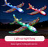 Set, (14+) JOYIN LED Foam Glider Airplane Launcher Included Light-Up Flying Planes and Handheld Launcher, Long Distance