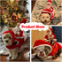 BWOGUE Santa Dog Costume, Christmas Pet Clothes for Small Medium Large Dogs, Party Dressing Up Outfit
