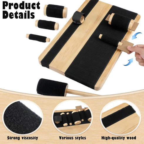 14'' 9'' Silipull Hand Exercise Board with Hook and Loop Fasteners Hand Therapy Tool Equipment x Hook and Loop Exercise