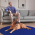 2 Pack Waterproof Round 48" Dog Whelping Pads, Washable Reusable Pee Pads for Dogs, Non-Slip Back for Playpen/Crate