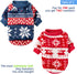 FabriCastle Dog Sweater, Pack of 2 or 3, Dog Clothes, Dog Coat, Dog Jacket for Small or Medium Dogs Boy or Girl, Ultra Soft and Warm Cat Pet Sweaters (Red,Blue, X-Small)