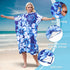 Summer Catalonia Surf Poncho Changing Towel Robe - Quick-Dry Microfiber Hooded Beach Cover Up, Wetsuit Change Robe