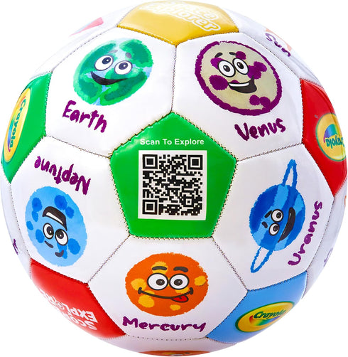 5 Crayola Official Soccer Ball - Unisex Kids - Galaxy Size